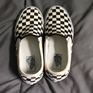 Vans checkered shoes